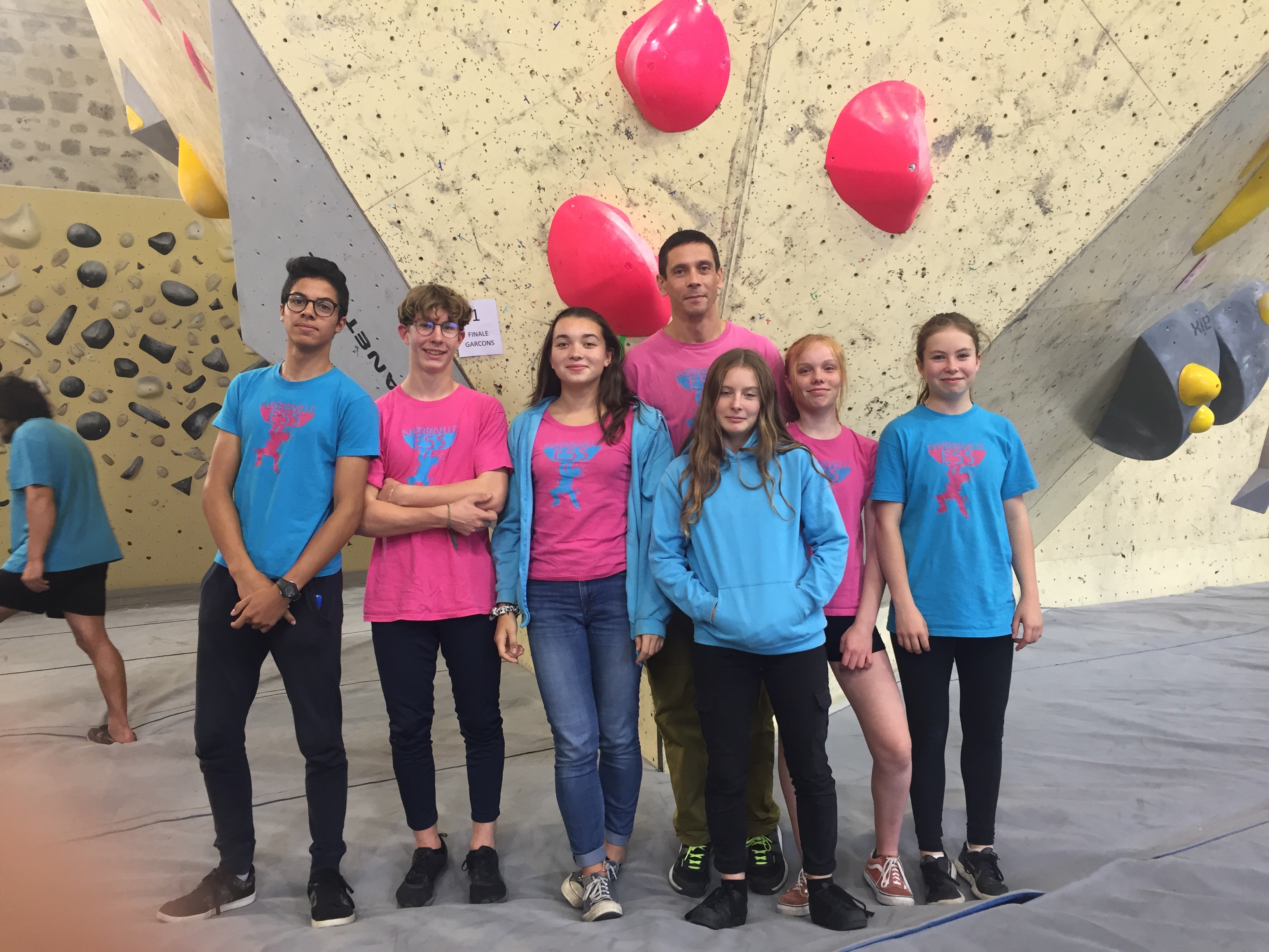 Première étape de Coupe de France de bloc.