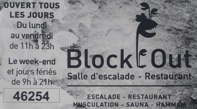 Le club vous propose des entrées à tarif réduit pour les  reseaux BLOCK OUT et VERTICAL ART .